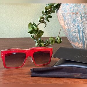 Red Moschino Sunglasses